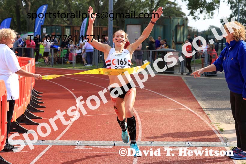 Womens Under-17s, 2024 Northern Mens 6 and Womens 4 and Youngsters Relays, Stanley Park, Blackpool.  Photo: David T. Hewitson/Sports for All Pics